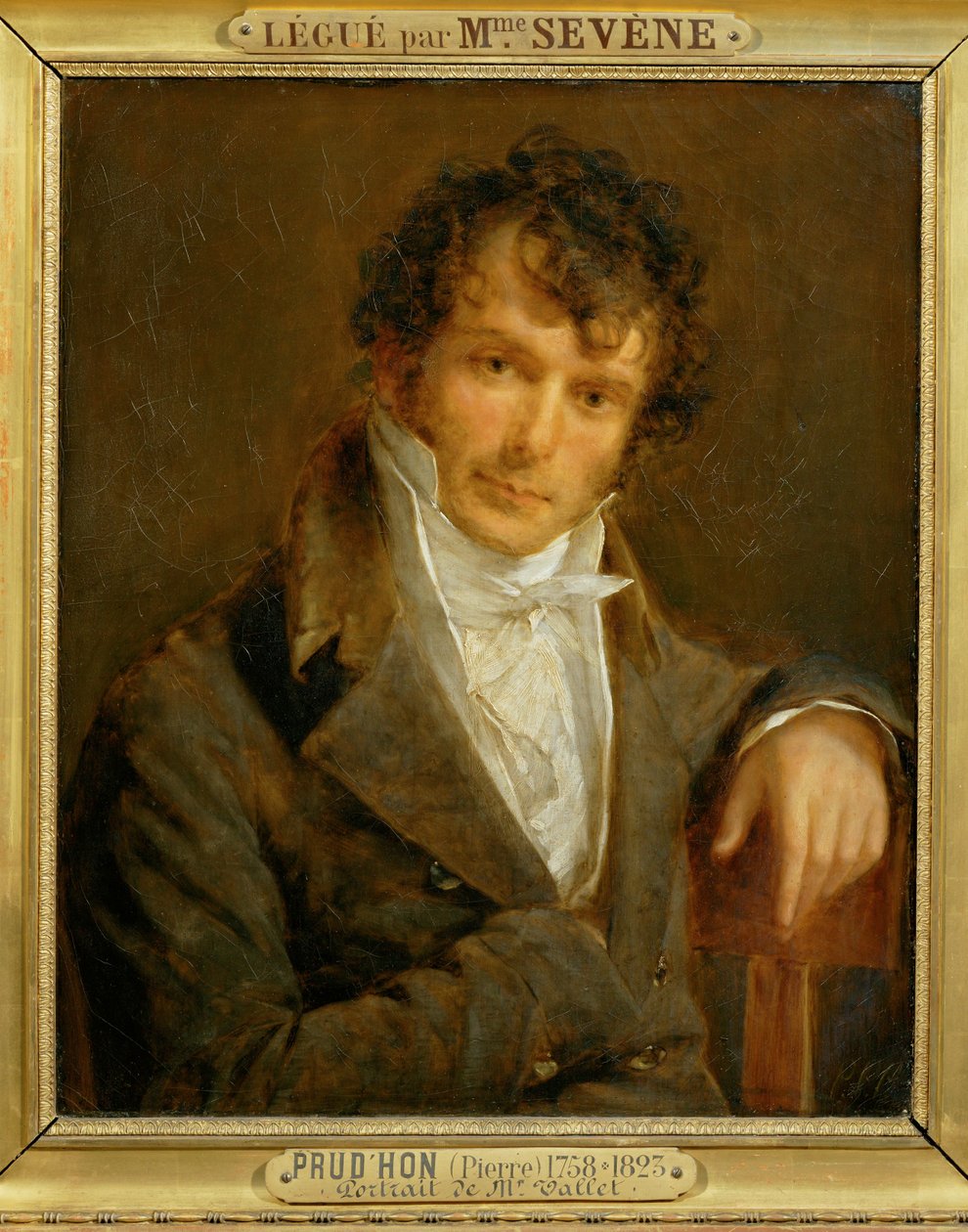 Muotokuva Valletista, varainhoitaja ... tekijältä Pierre Paul (attr. to) Prud