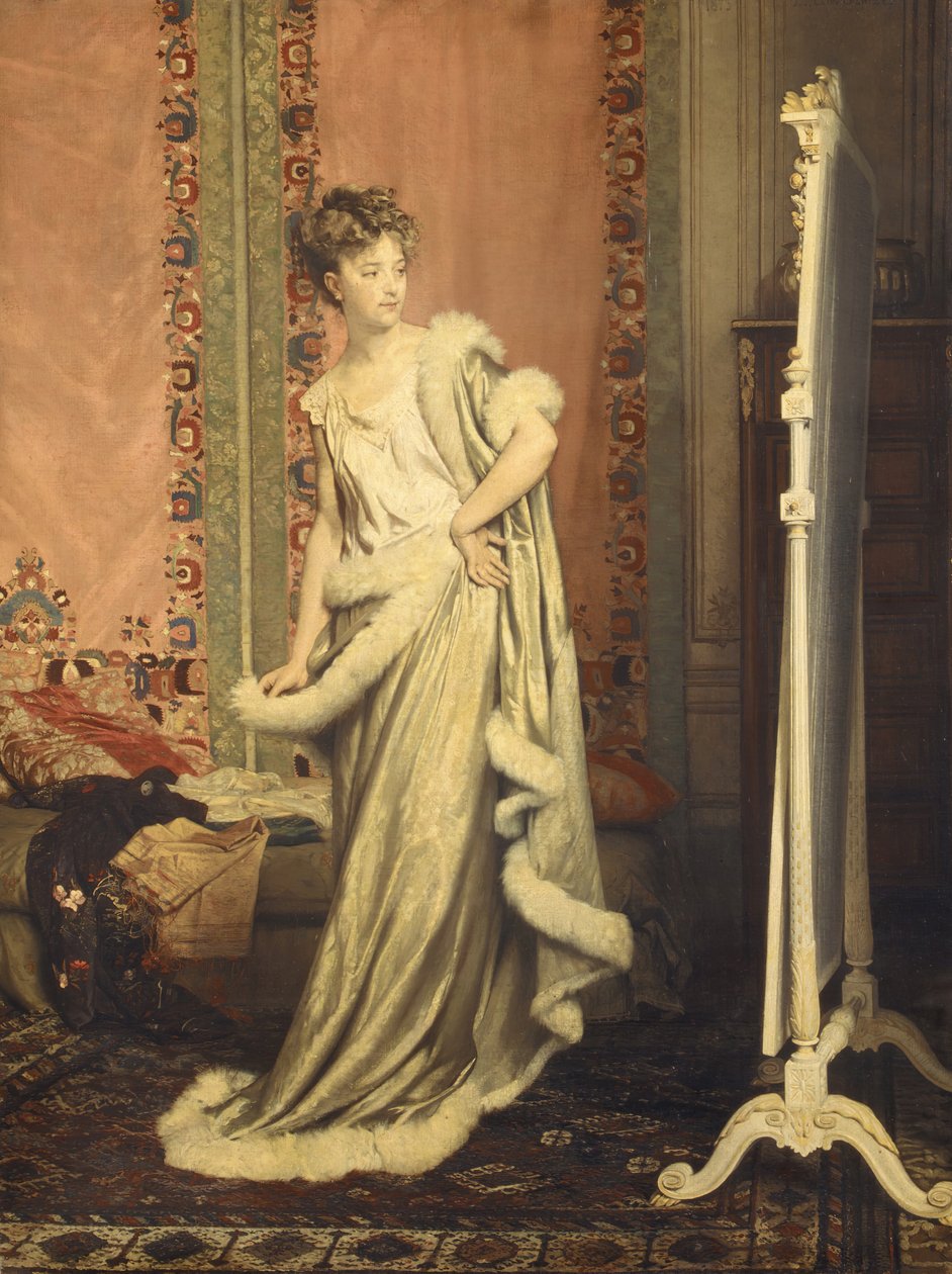 Ennen peiliä, 1873. tekijältä Pierre Paul Lêon Glaize