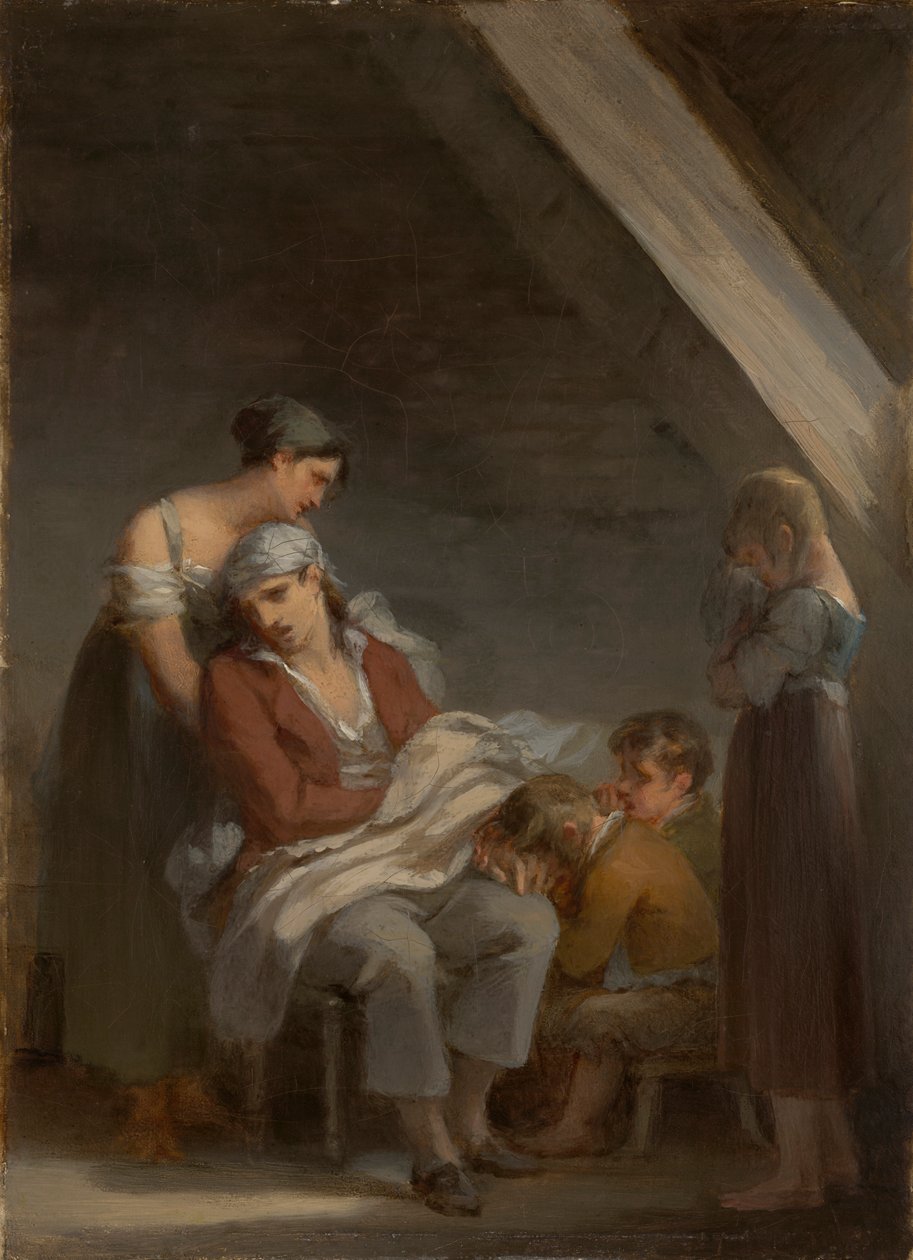 Surun vaivaama perhe tekijältä Pierre Paul Prud