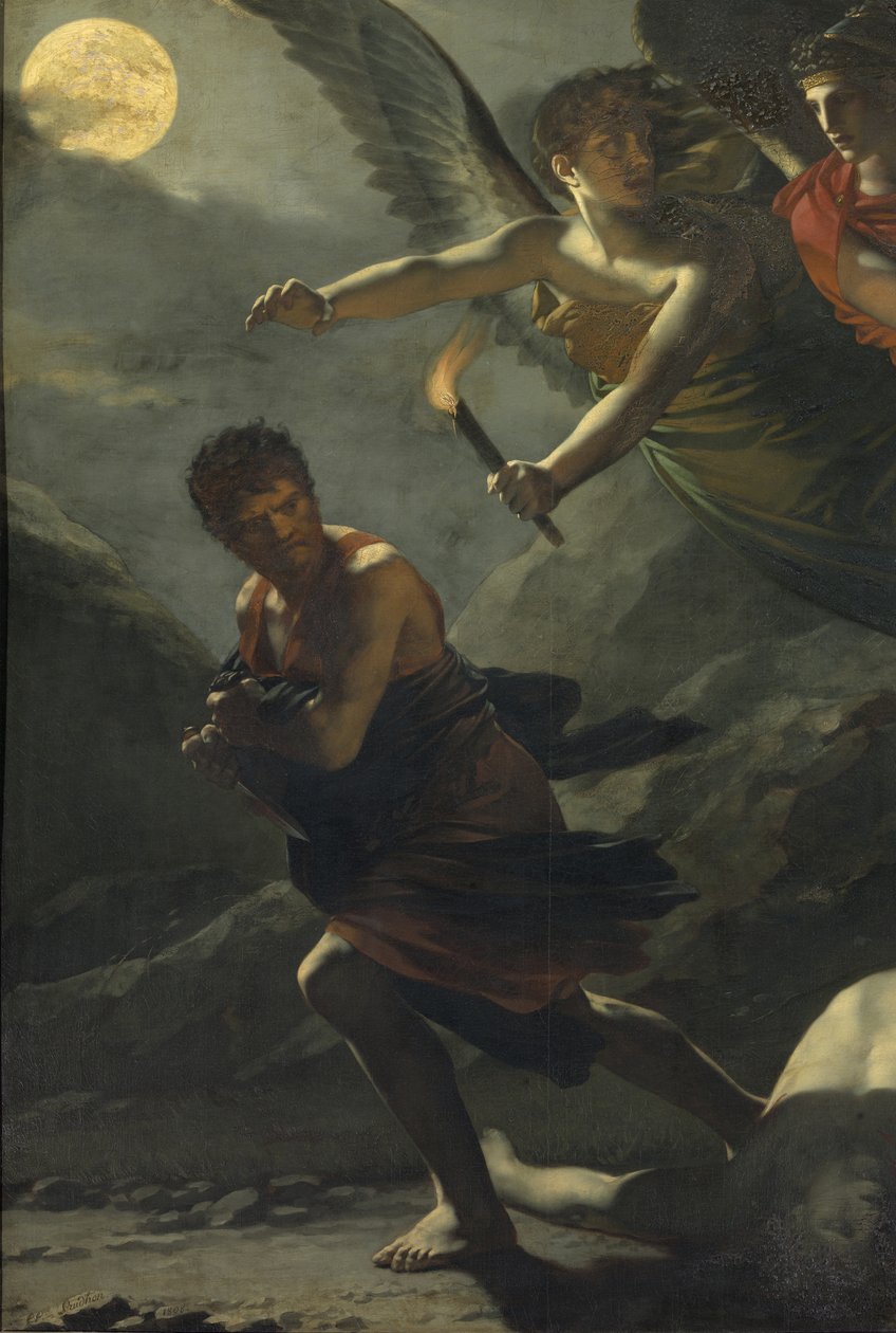 Yksityiskohta: Oikeus ja jumalallinen kosto rikosten jäljiltä tekijältä Pierre Paul Prudhon