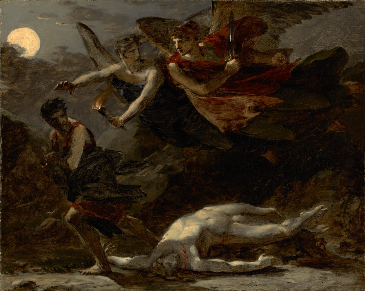 Justice and Divine Vengeance Pursuing Crime, n. 1805-6 tekijältä Pierre Paul Prudhon
