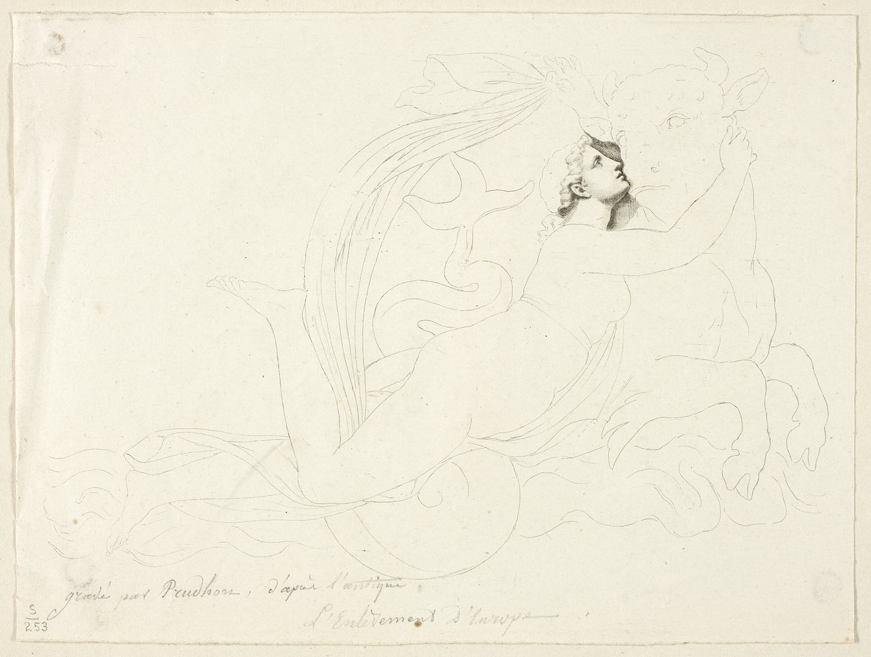 Euroopan raiskaus tekijältä Pierre Paul Prud