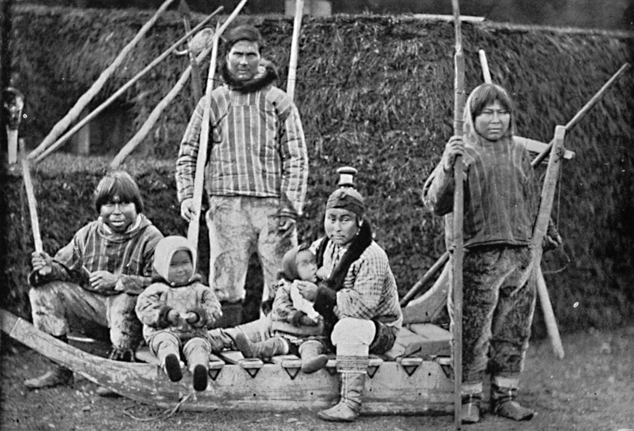 Eskimo-kelkkailujuhlat, 1912 tekijältä Pierre Petit
