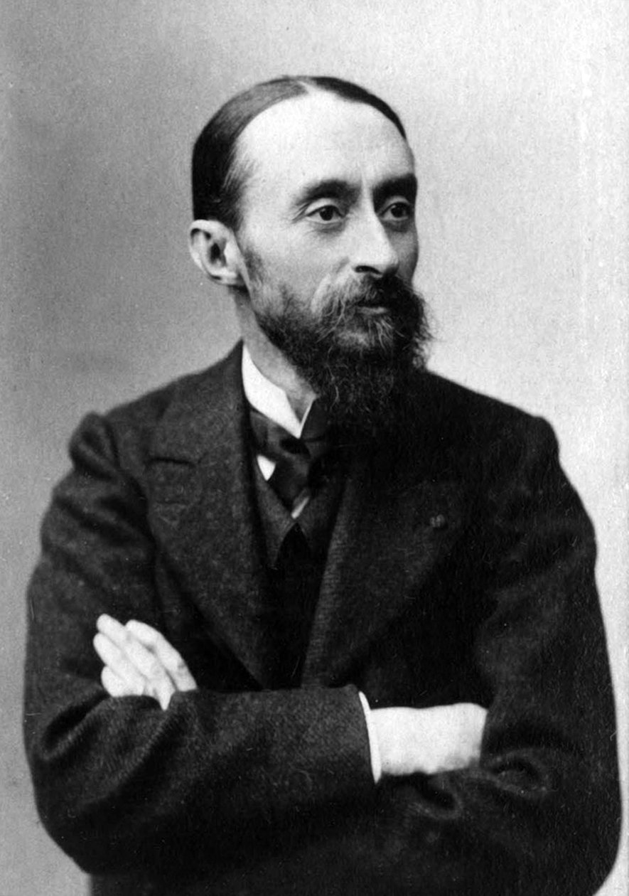 Fernand Anne Piestre Cormon (1845-1924) ranskalaisen koulukunnan taidemaalari, valokuvannut Pierre Petit noin 1870-1890, otettu kokoelmasta Felix Potin, 500 nykyajan julkkista, Ranskan maalaus tekijältä Pierre Petit