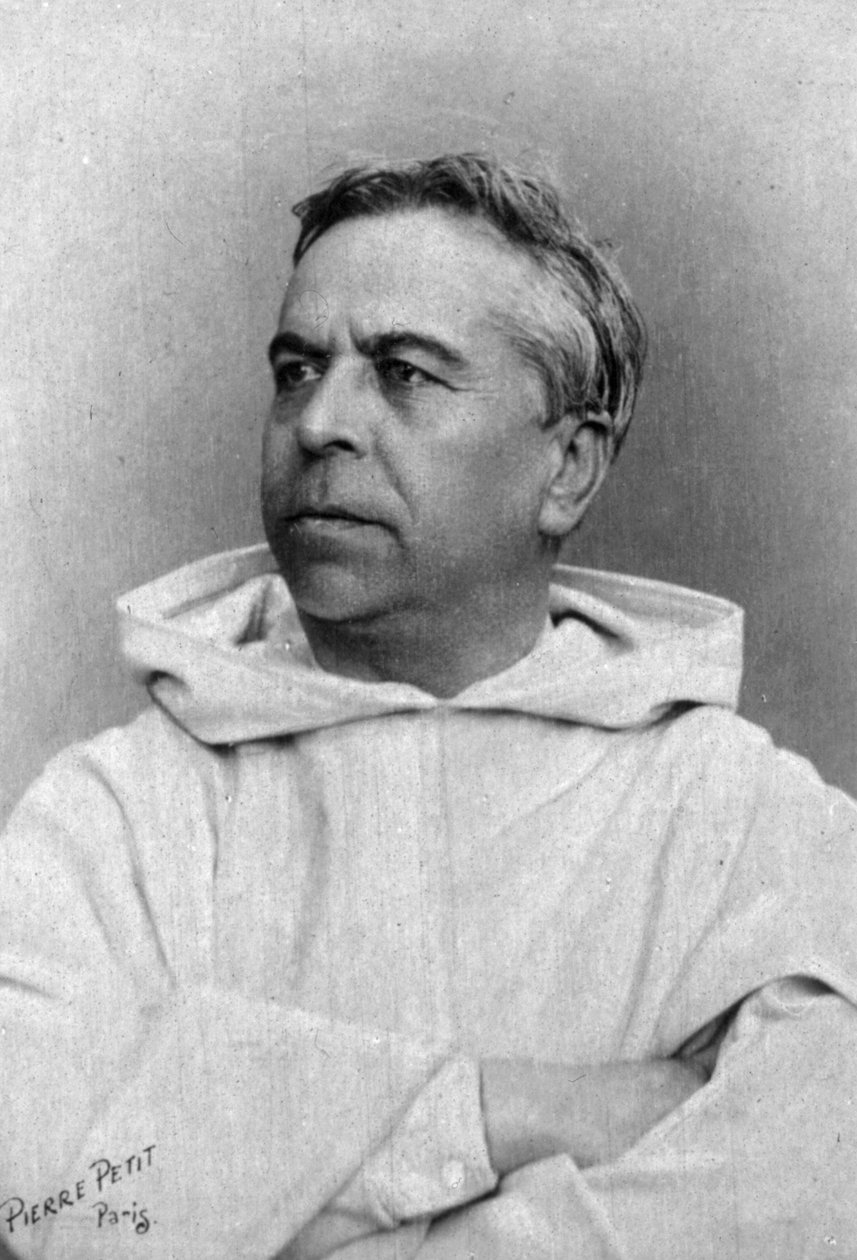 Dominikaanisen veljen Henri Didonin muotokuva, n. 1890-1900 (m/v kuva) tekijältä Pierre Petit