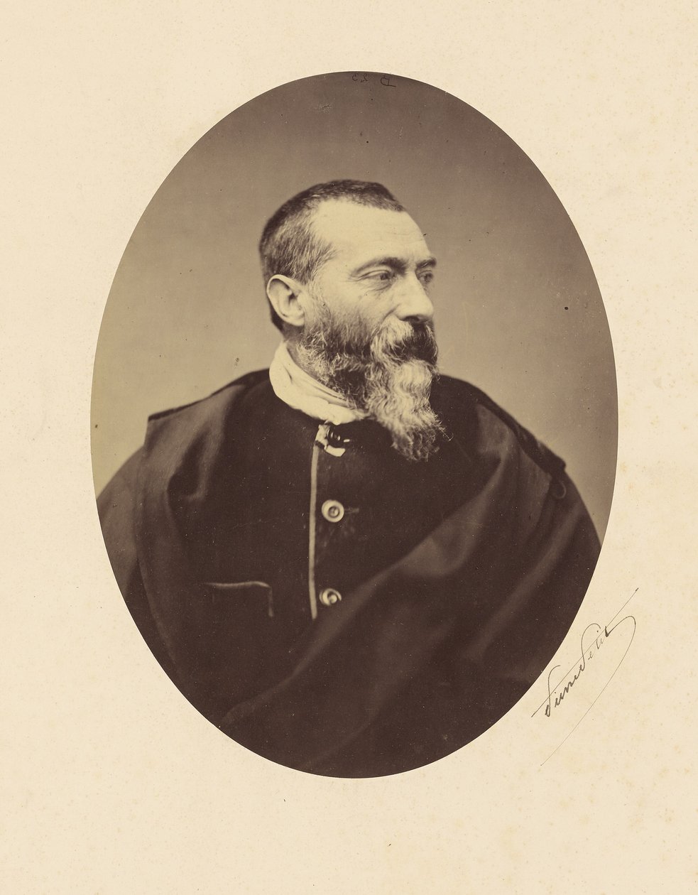[Jean-Baptiste Alphonse Karrin muotokuva] tekijältä Pierre Petit