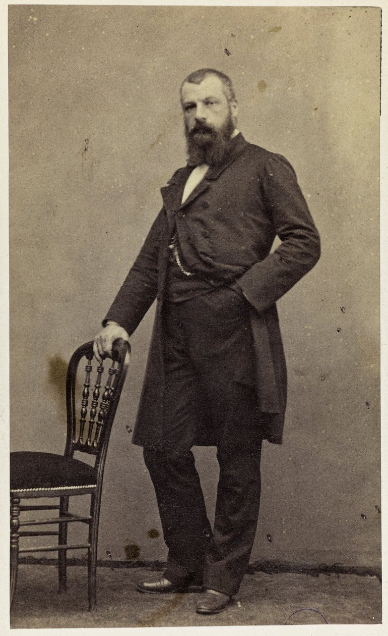 Säveltäjä Edmond Memberin muotokuva 1820-1882. tekijältä Pierre Petit