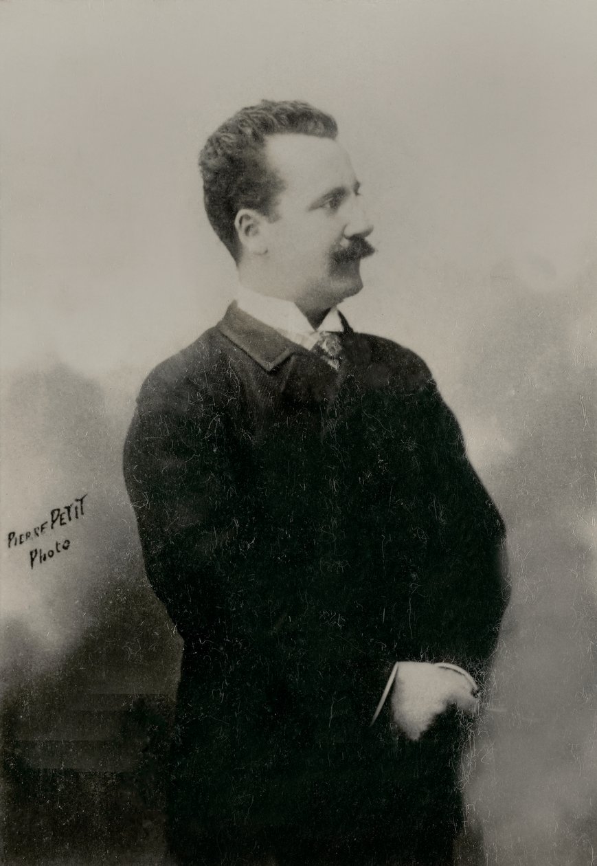 Ranskalaisen taidemaalarin Georges Cainin muotokuva ( 1856). tekijältä Pierre Petit