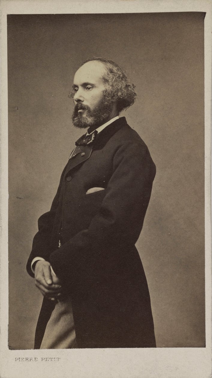 Muotokuva säveltäjä Félicien Davidista 1810-1876, 1876. tekijältä Pierre Petit