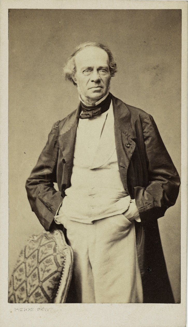 Muotokuva säveltäjä Jacques Fromental Halévysta 1799-1862, noin 1860. tekijältä Pierre Petit