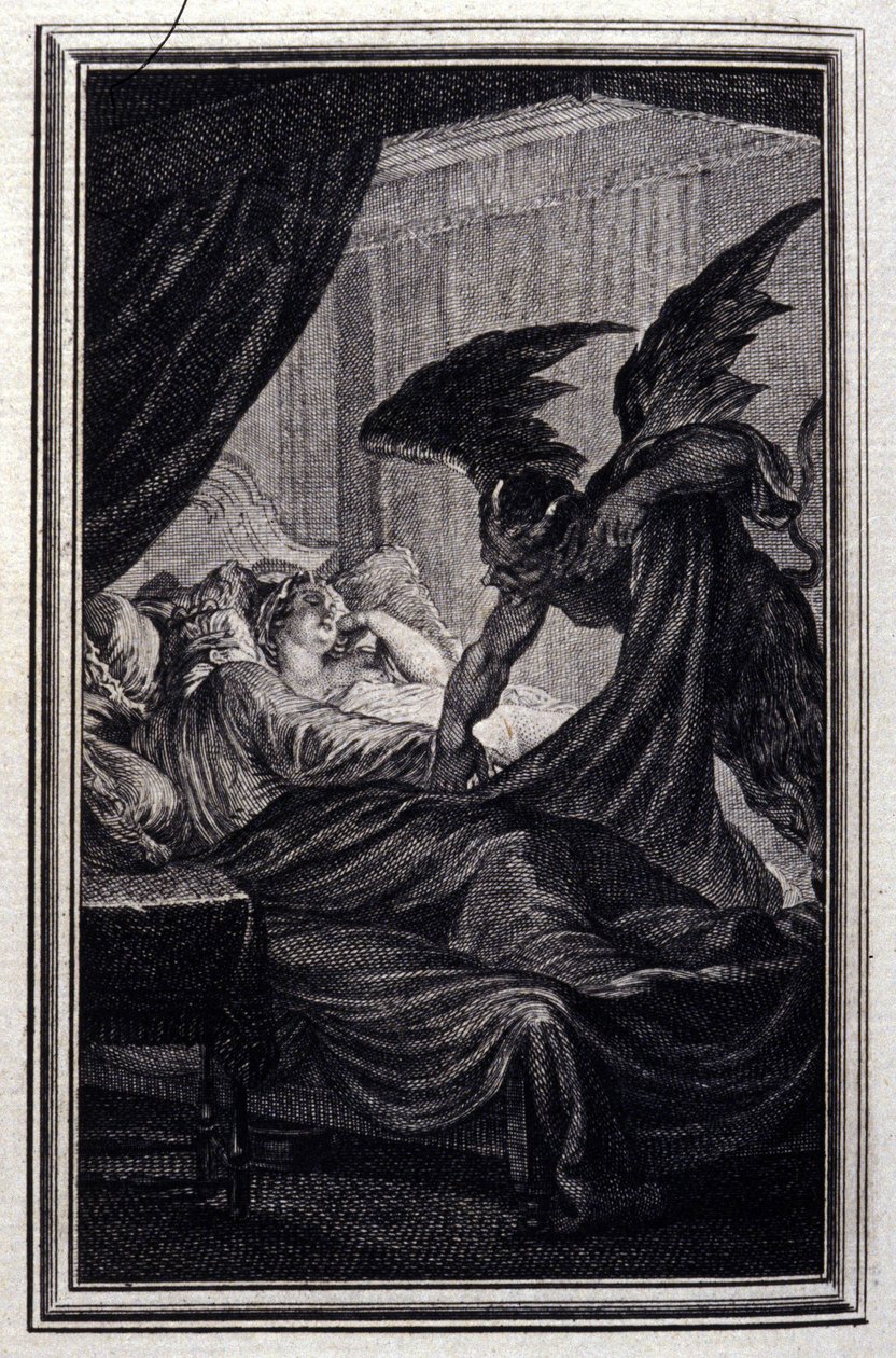 Hans Carvelin sormus - Jean La Fontainen "" Tarinoita ja novelleja "". 1776. P.P. Choffardin kuvitus. tekijältä Pierre Philippe Choffard