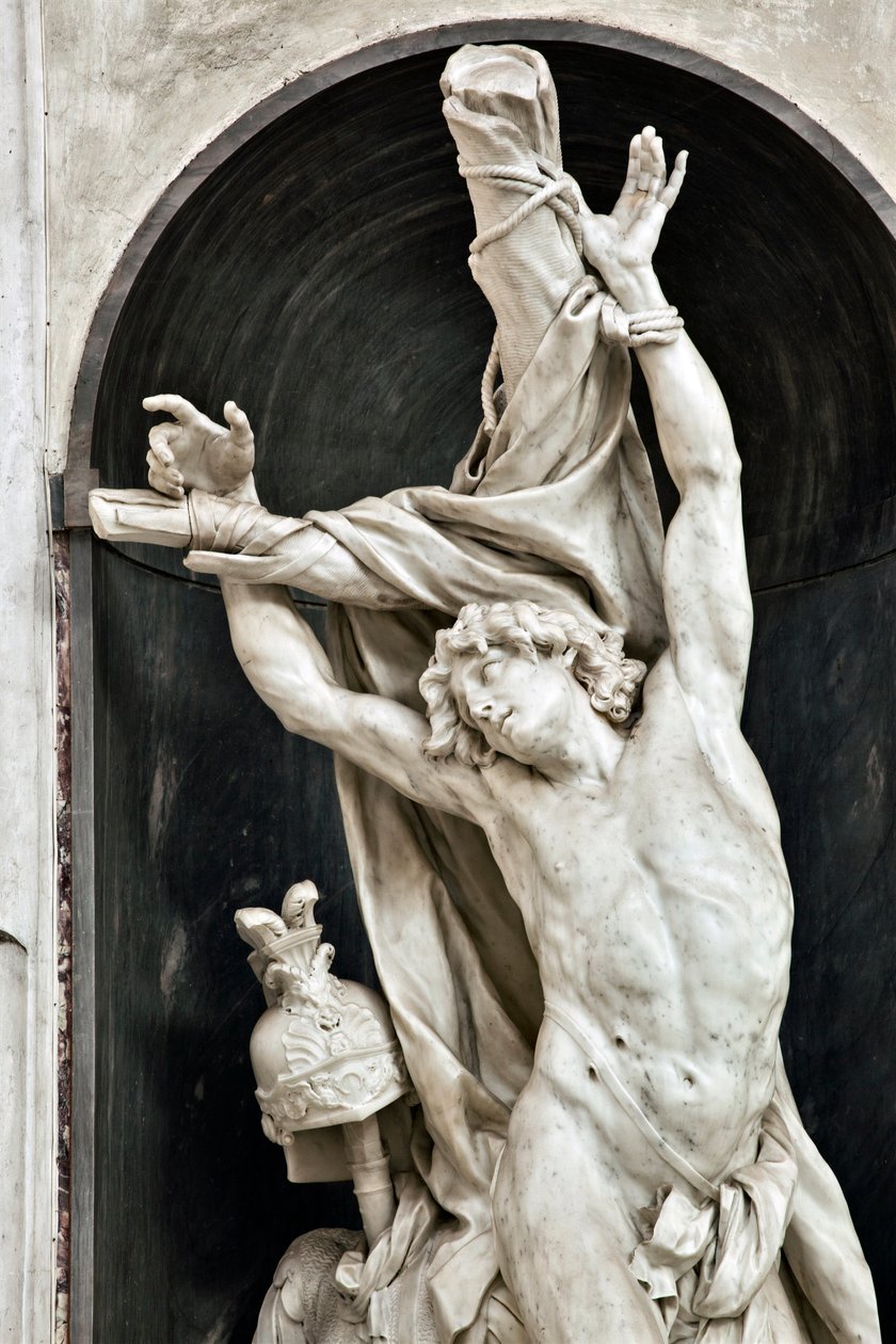 St Sebastian, yksityiskohta (veistos tekijältä Pierre Puget