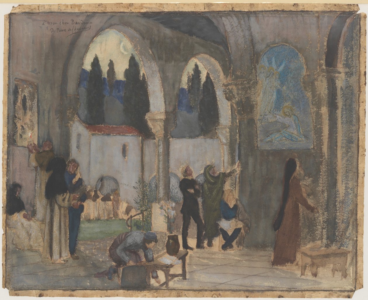 Kristillinen inspiraatio tekijältä Pierre Puvis de Chavannes