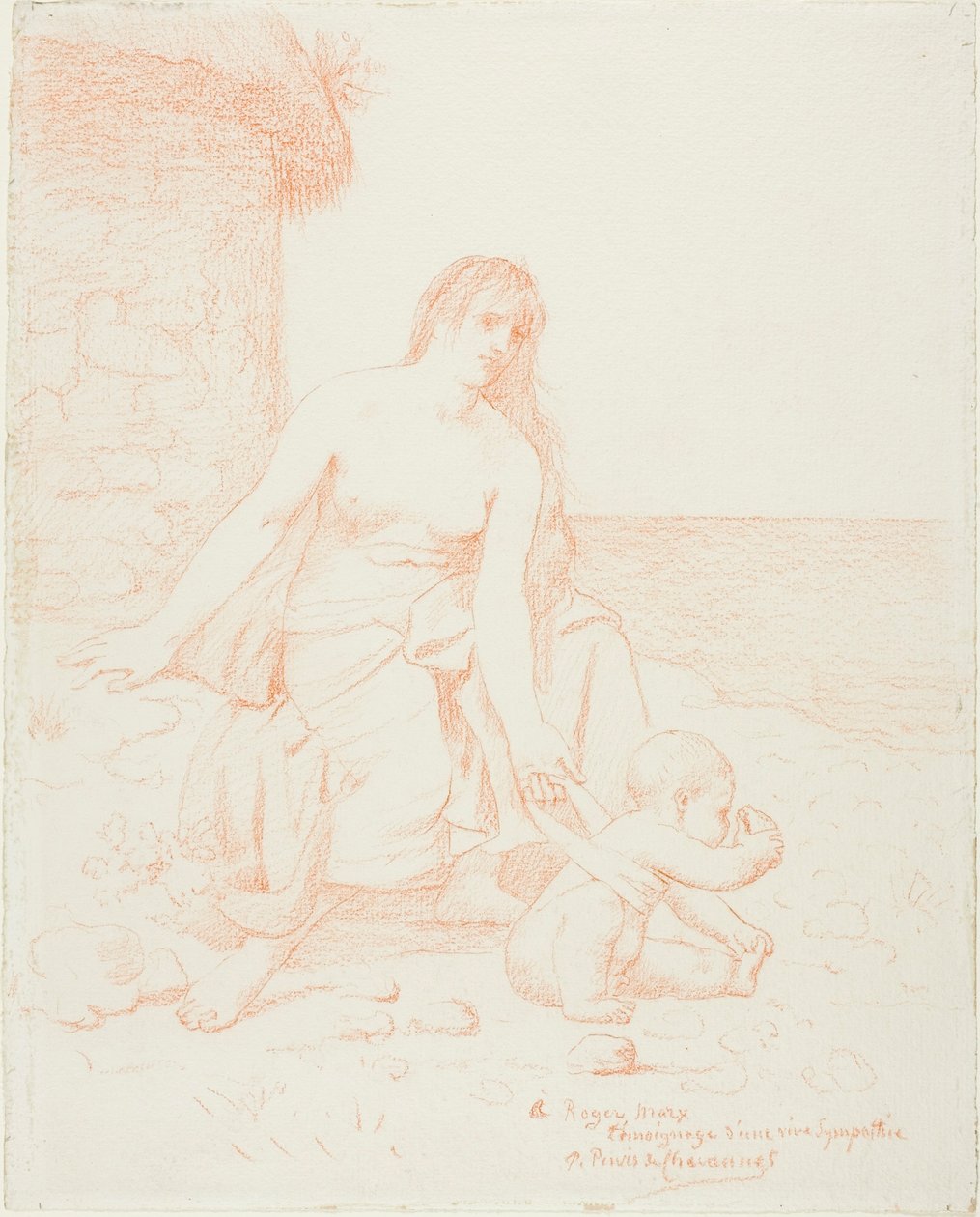 Kalastajan perhe tekijältä Pierre Puvis de Chavannes