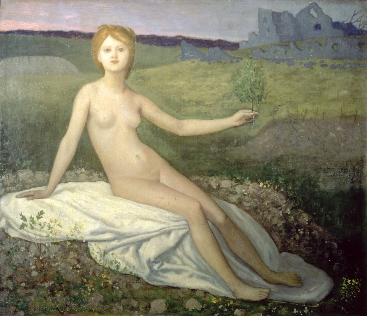 Hope, 1871-2 (ks. 204644) tekijältä Pierre Puvis de Chavannes