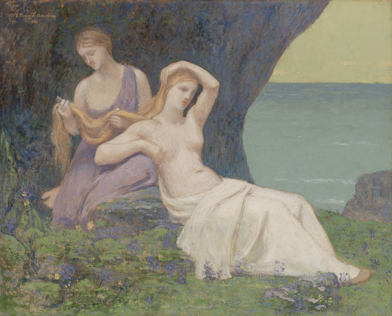 Kannerissa, 1896. tekijältä Pierre Puvis de Chavannes