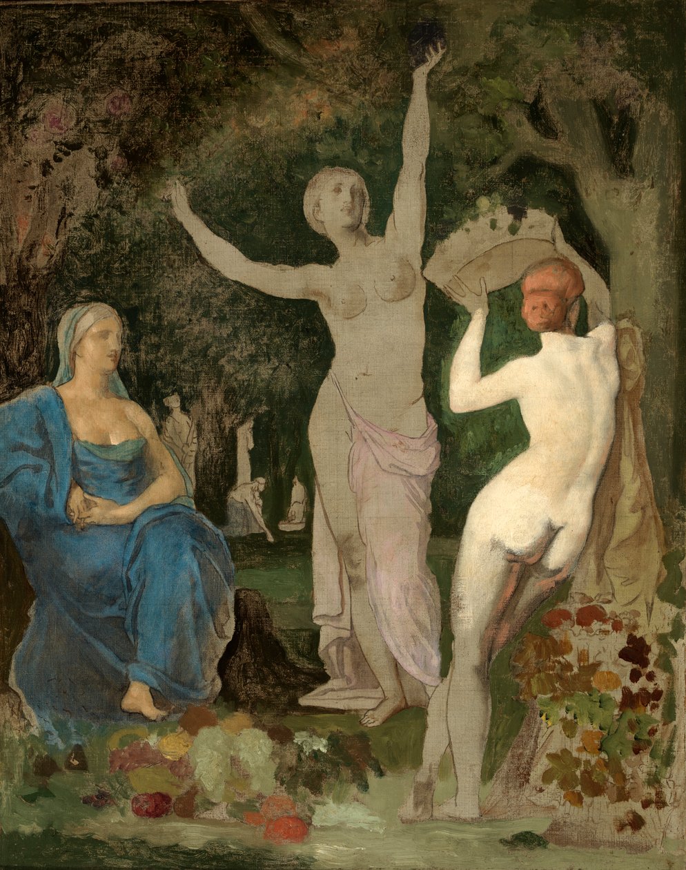 Syksy, n. 1864. tekijältä Pierre Puvis de Chavannes