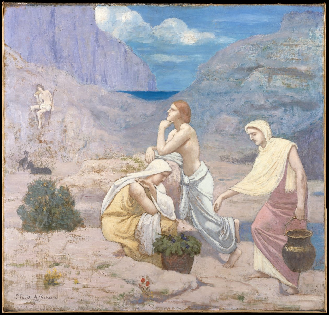Le Chant du Berger tekijältä Pierre Puvis de Chavannes