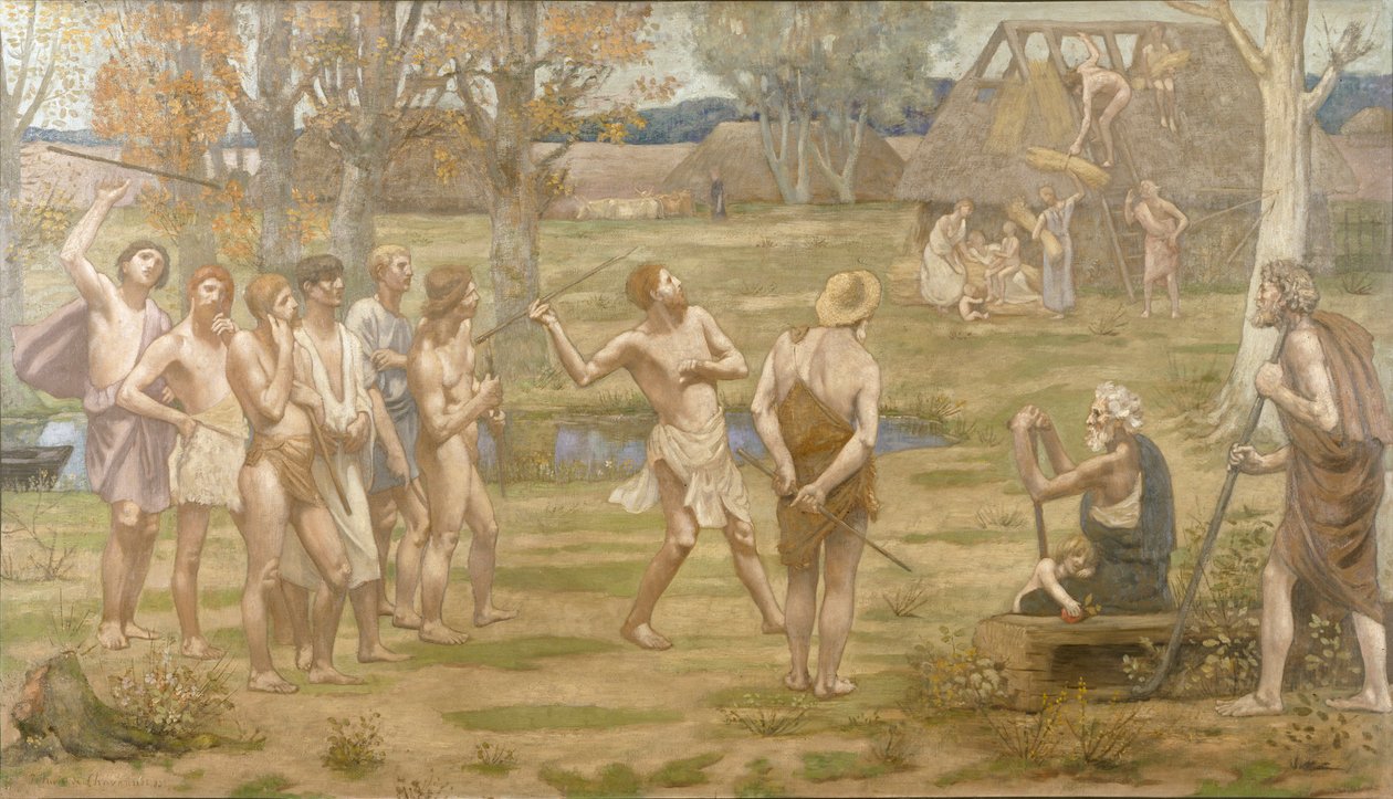 "Ludus Pro Patria" tekijältä Pierre Puvis de Chavannes