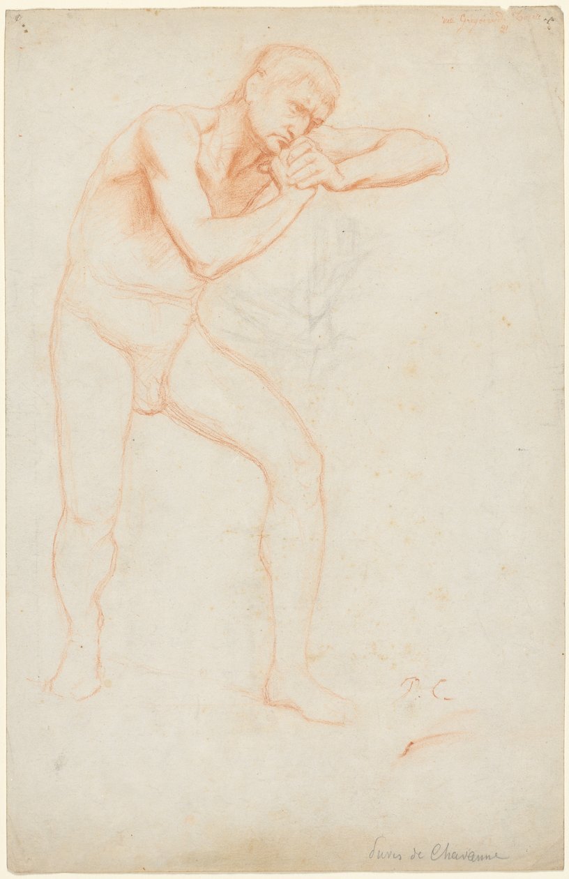 Mies alaston tekijältä Pierre Puvis de Chavannes
