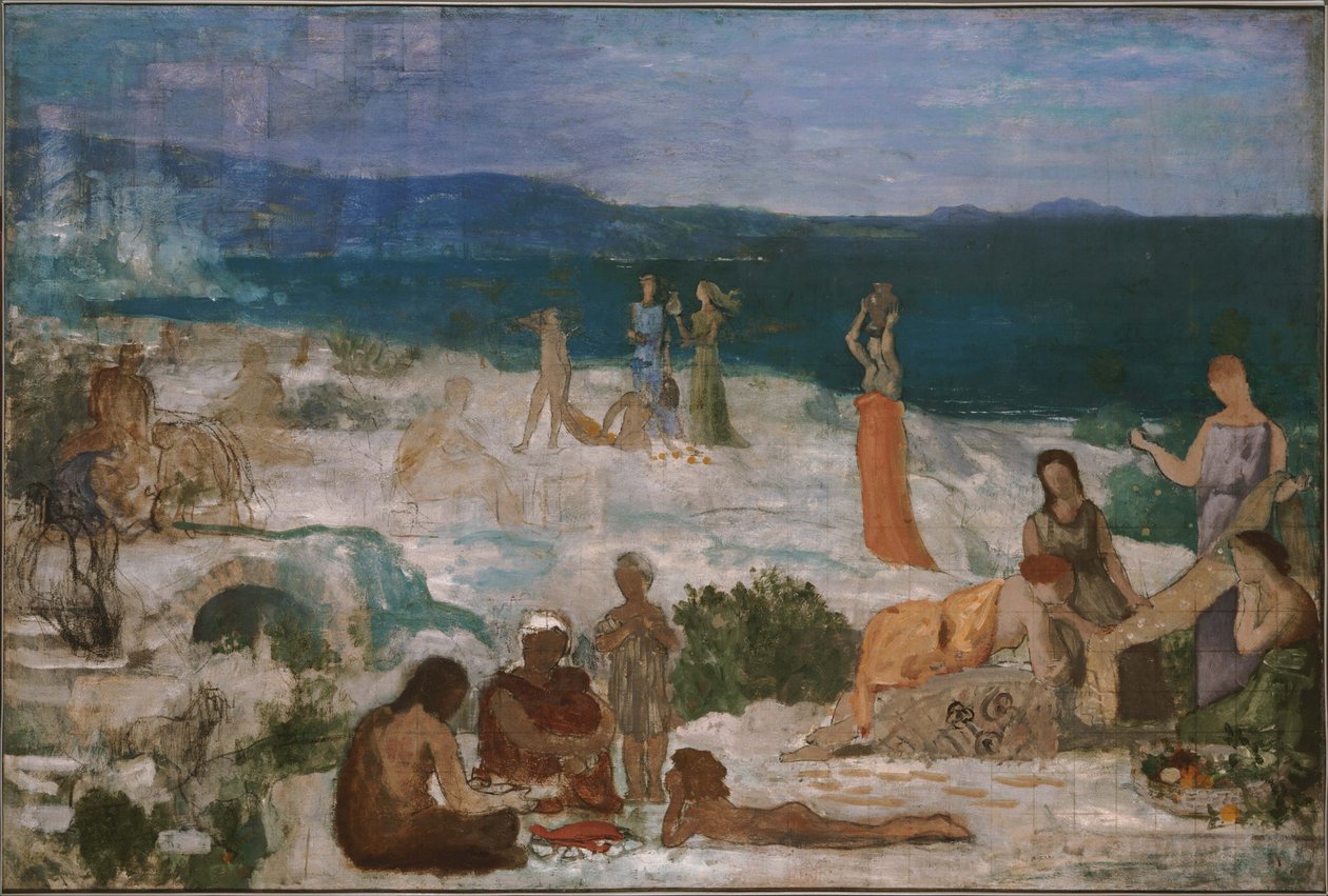 Massilia, kreikkalainen siirtokunta tekijältä Pierre Puvis de Chavannes