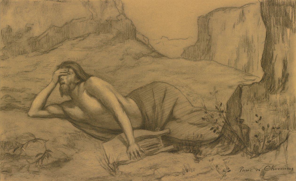 Orpheus tekijältä Pierre Puvis de Chavannes