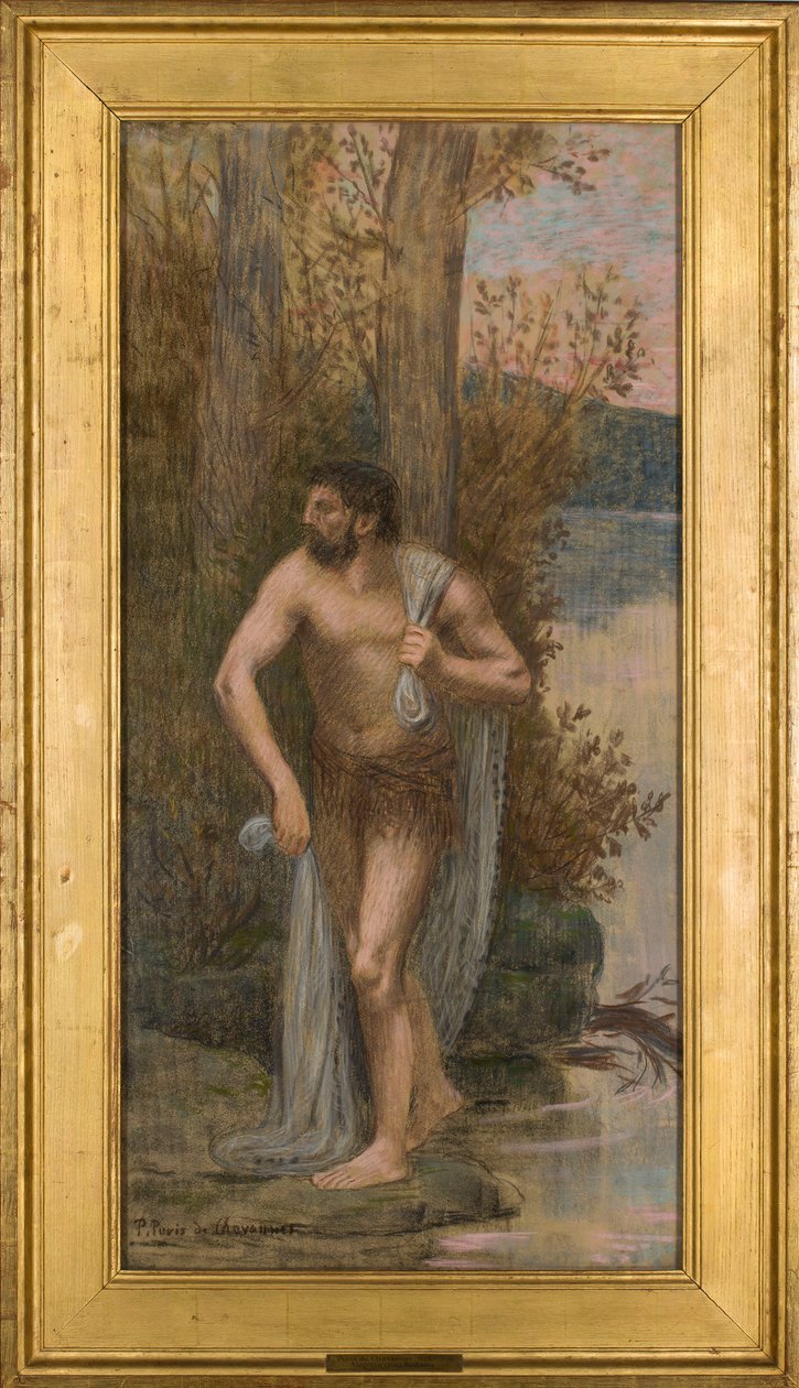 Rhônen henkilöitymä tekijältä Pierre Puvis de Chavannes