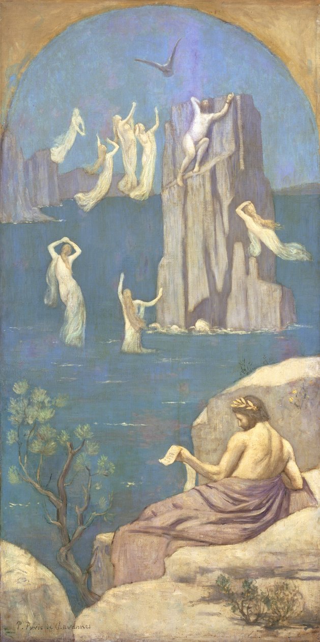 Prometheus (öljy kankaalle) tekijältä Pierre Puvis de Chavannes