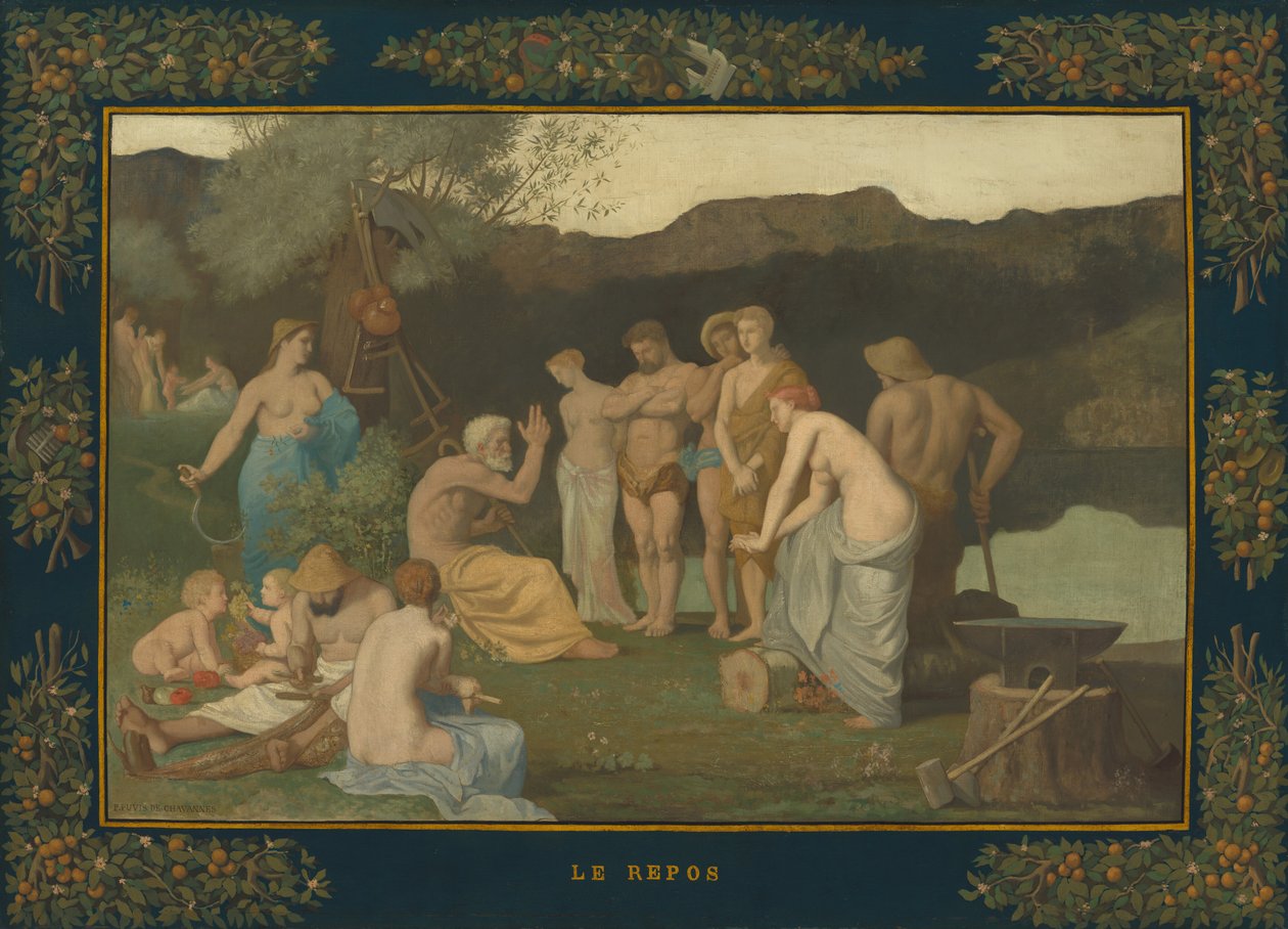 Lepo tekijältä Pierre Puvis de Chavannes