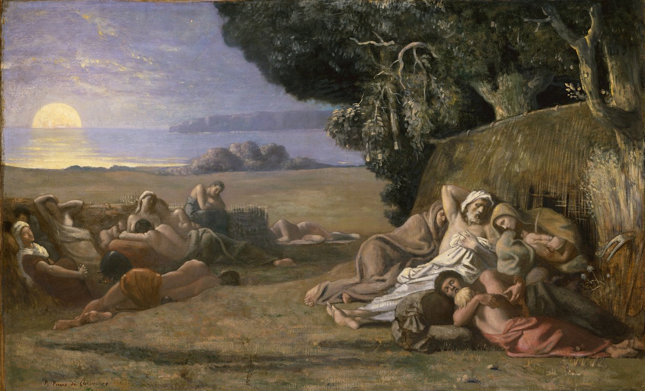 Drag, n.1867-70 tekijältä Pierre Puvis de Chavannes