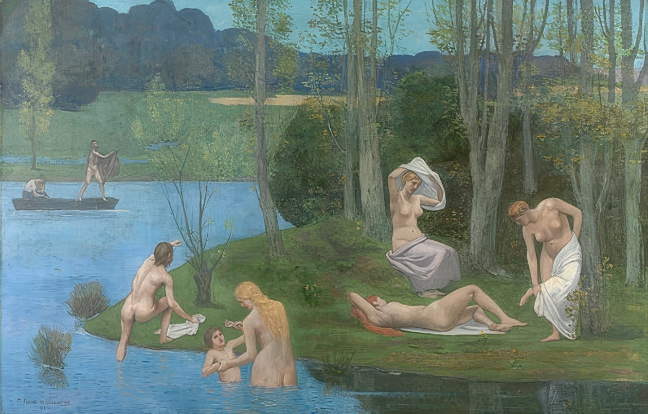Kesä. 1891 tekijältä Pierre Puvis de Chavannes