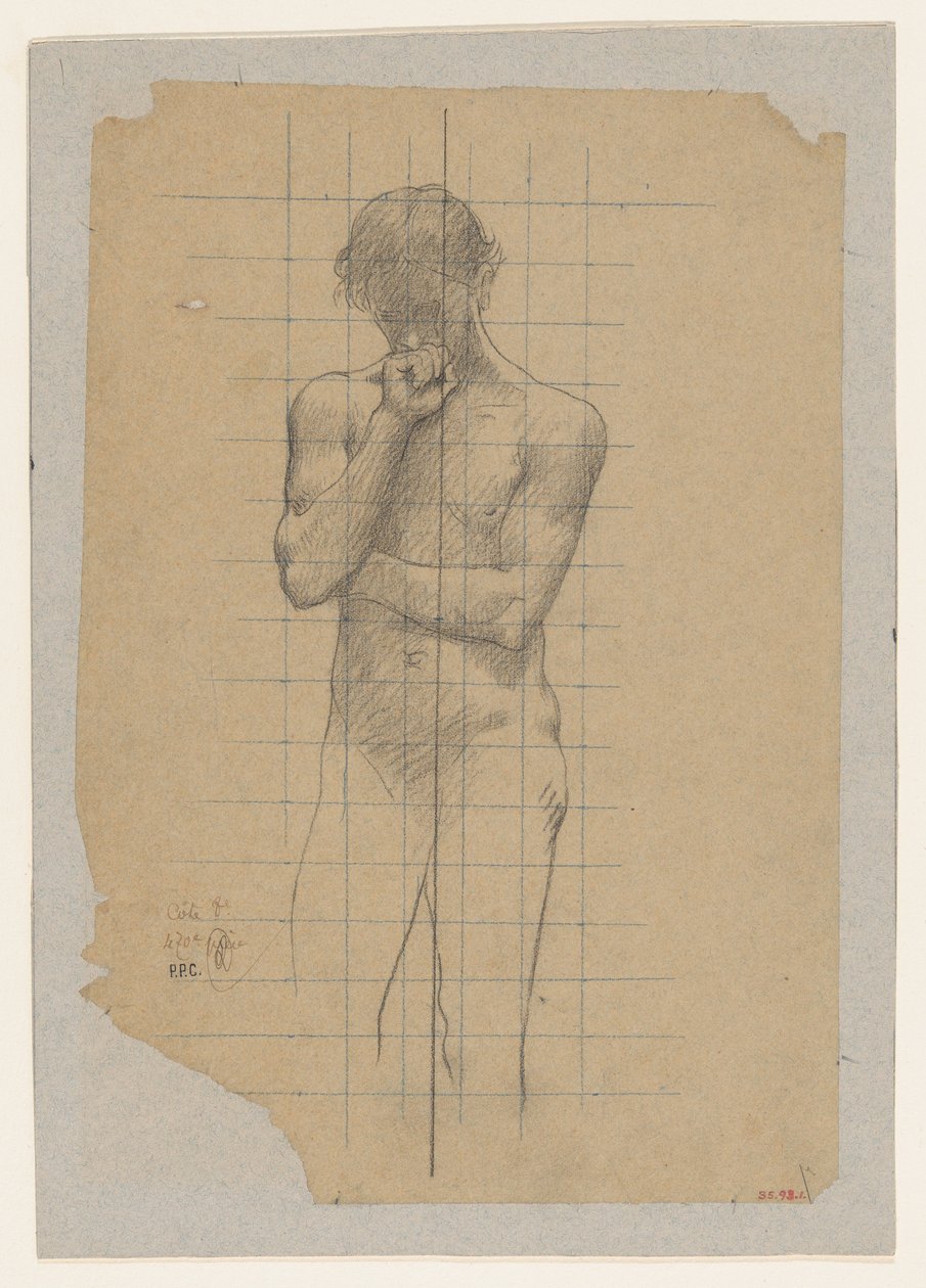 Tutkielma geometriaa varten teokseen "Sorbonne" tekijältä Pierre Puvis de Chavannes