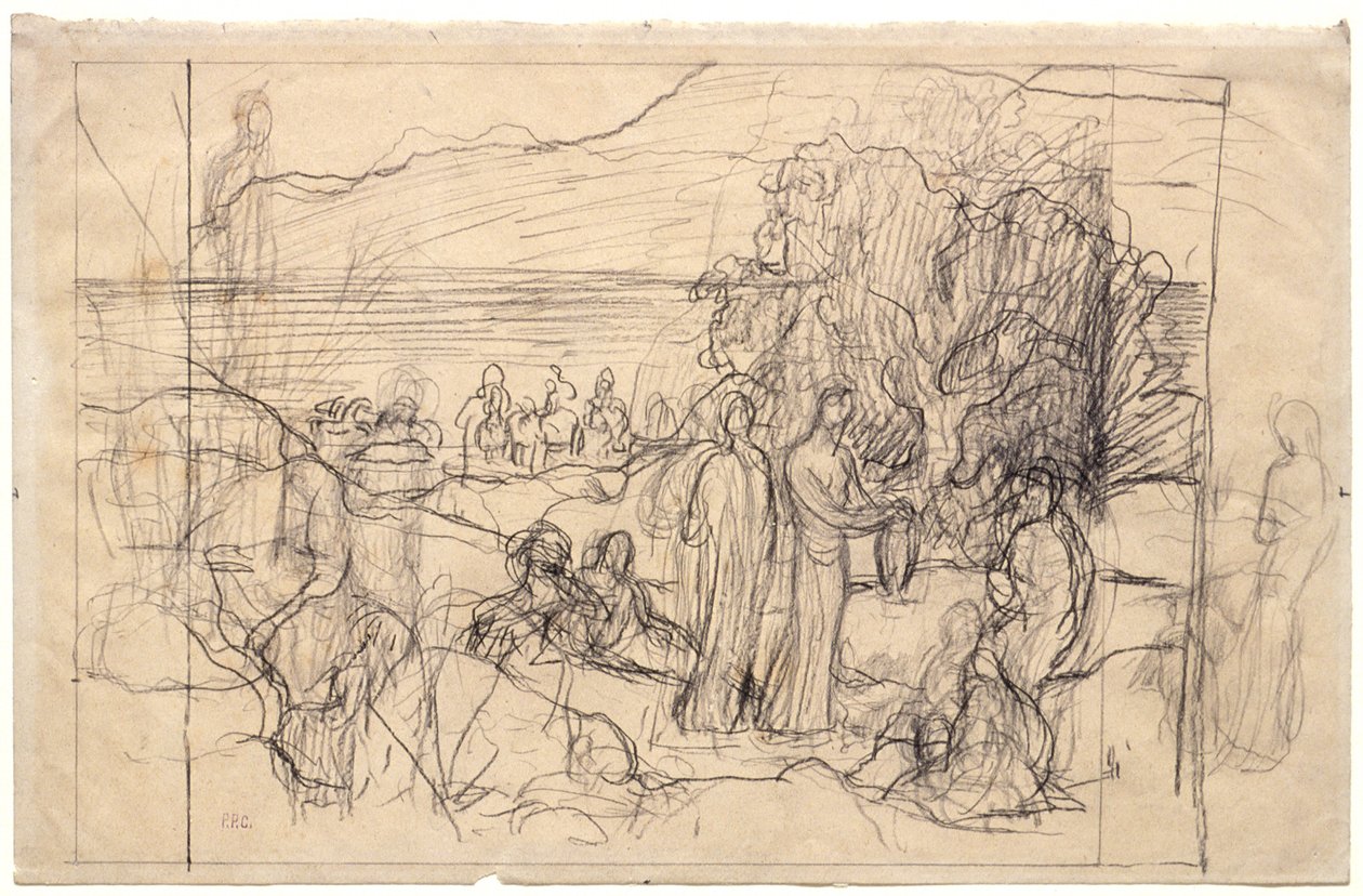 Tutkielma seinäkoristelua varten tekijältä Pierre Puvis de Chavannes