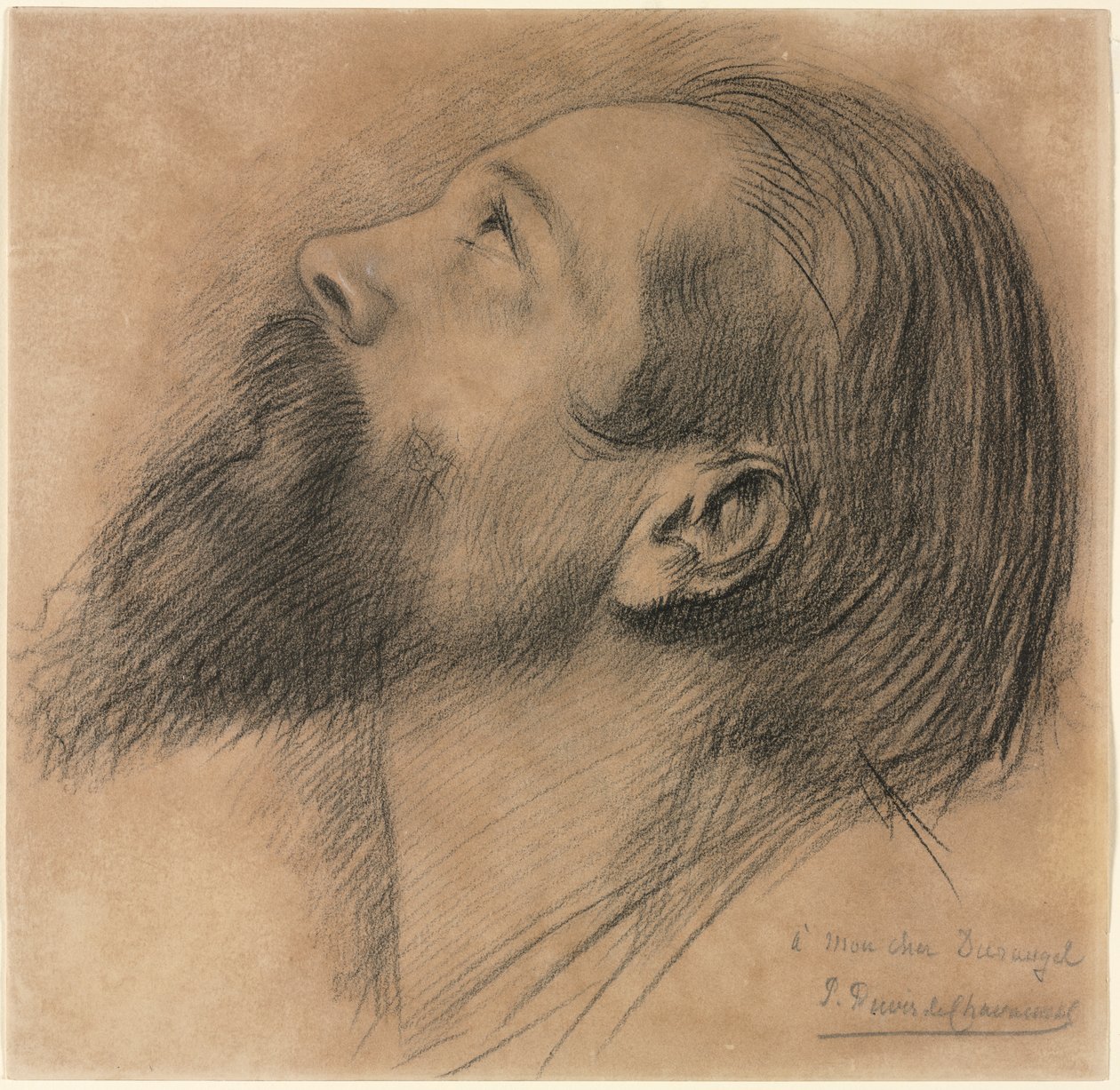 Tutkimus Sainte Genevièven friisille tekijältä Pierre Puvis de Chavannes