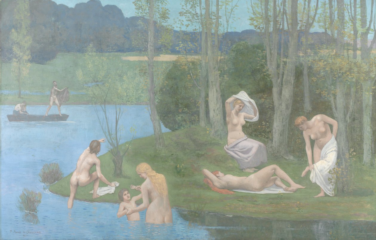 Kesä tekijältä Pierre Puvis de Chavannes