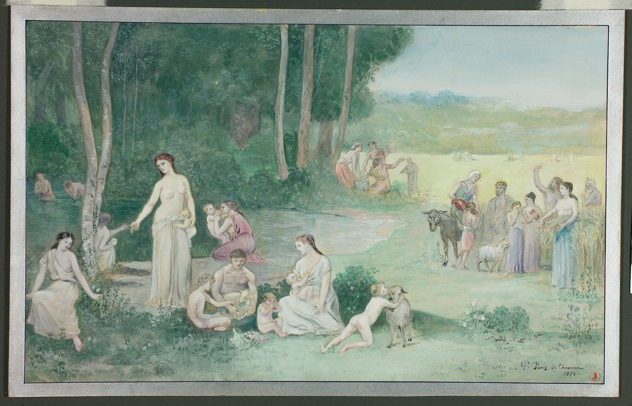 Summer tekijältä Pierre Puvis de Chavannes