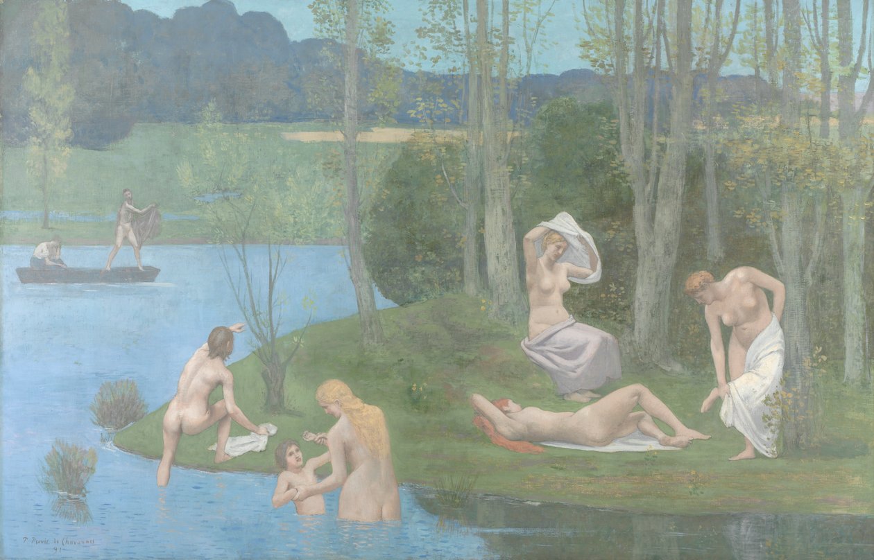 Kesä tekijältä Pierre Puvis de Chavannes
