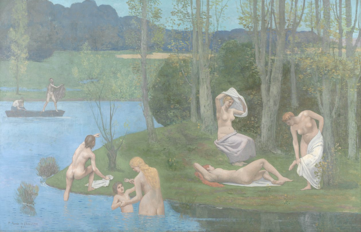 Kesä tekijältä Pierre Puvis de Chavannes