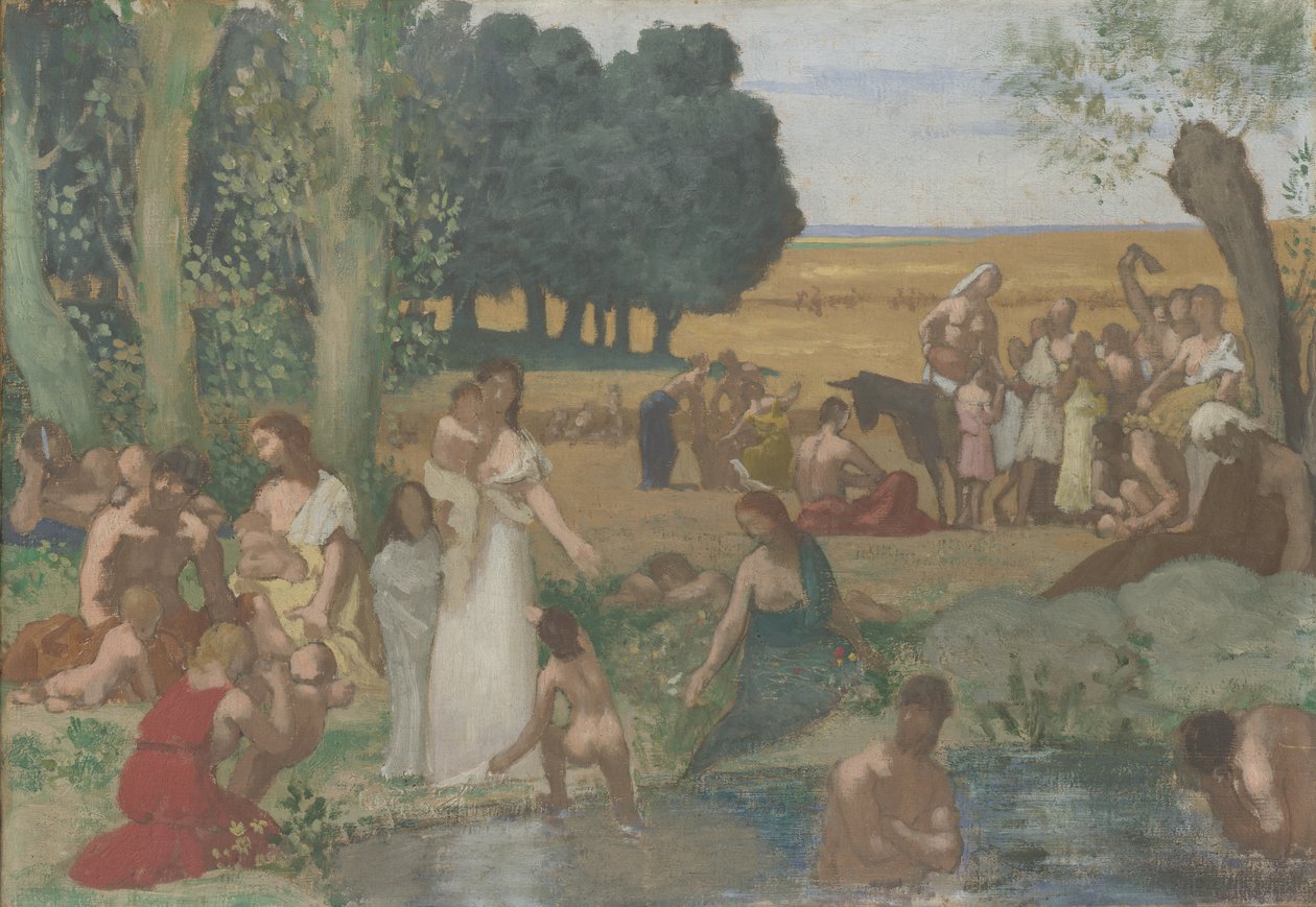 Kesä, ennen vuotta 1873 tekijältä Pierre Puvis de Chavannes