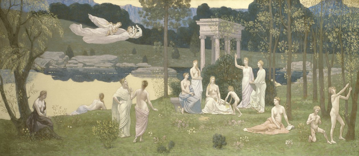 The Sacred Grove, Estimat de les arts i les Musesfinnish tekijältä Pierre Puvis de Chavannes