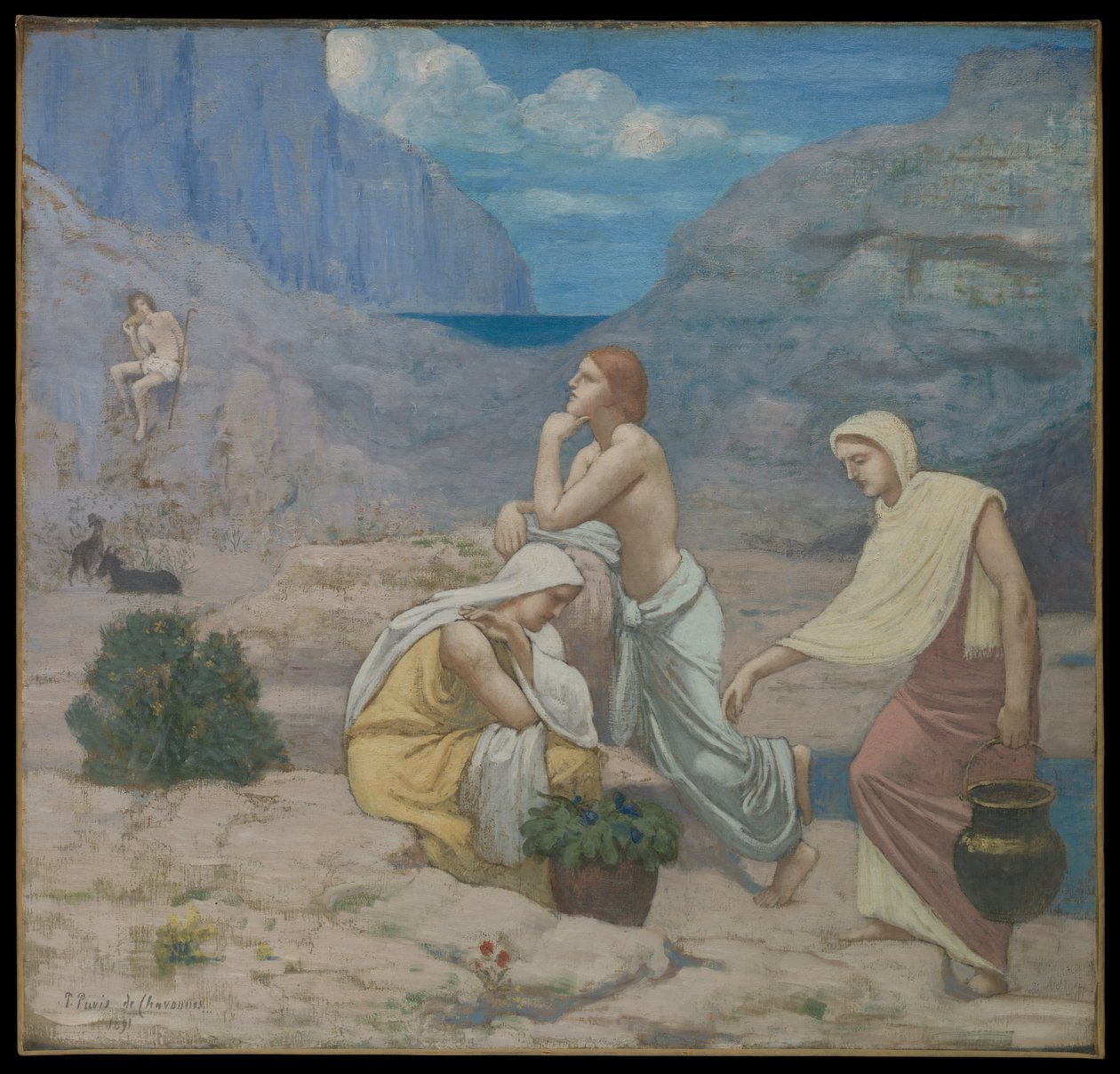 Paimenen laulu tekijältä Pierre Puvis de Chavannes
