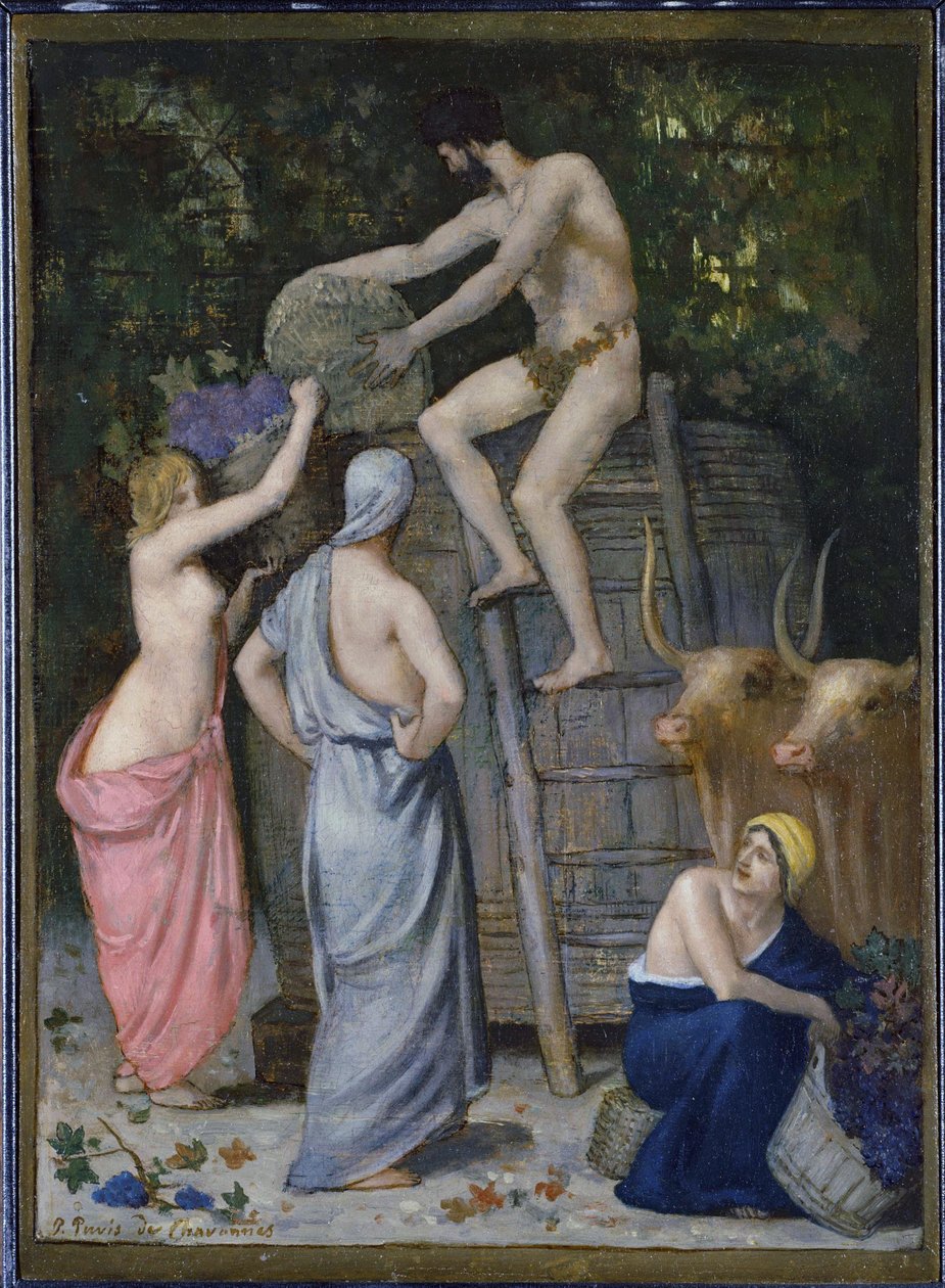 Viinipuristin tekijältä Pierre Puvis de Chavannes
