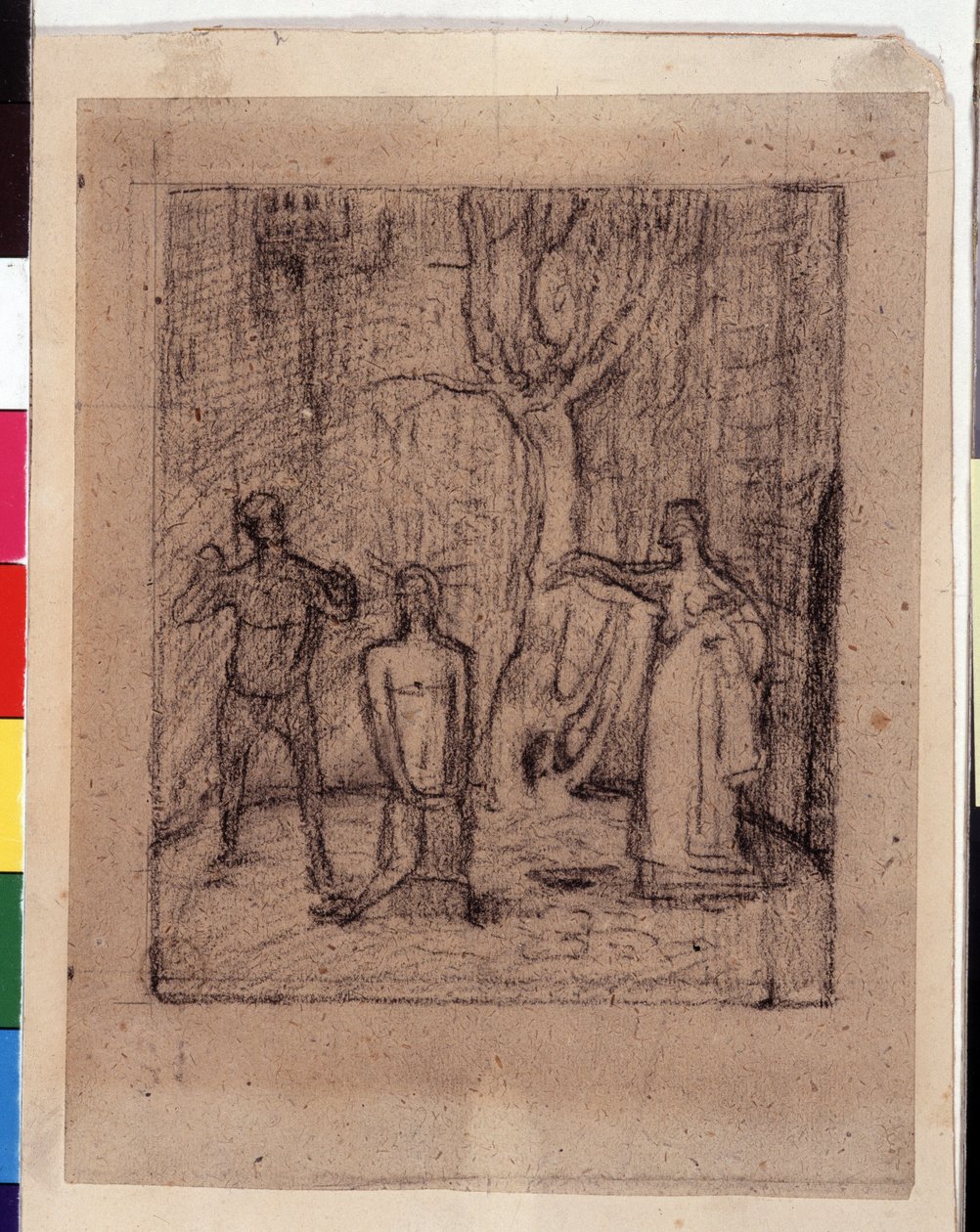 Pyhän Johannes Kastajan dekolaatio tekijältä Pierre Puvis de Chavannes