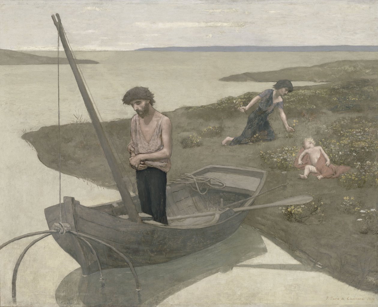 Köyhä kalastaja tekijältä Pierre Puvis de Chavannes