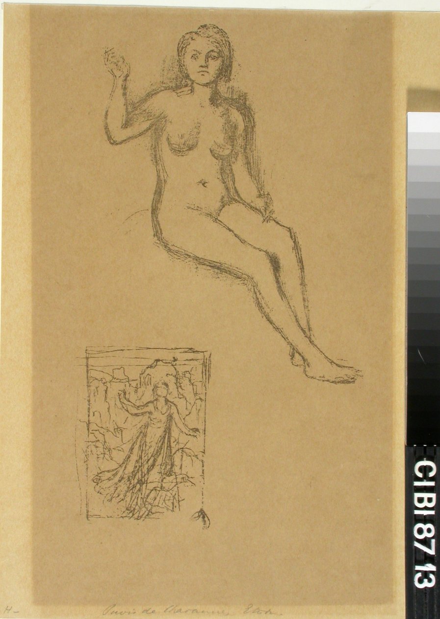 Ohne Titel tekijältä Pierre Puvis de Chavannes