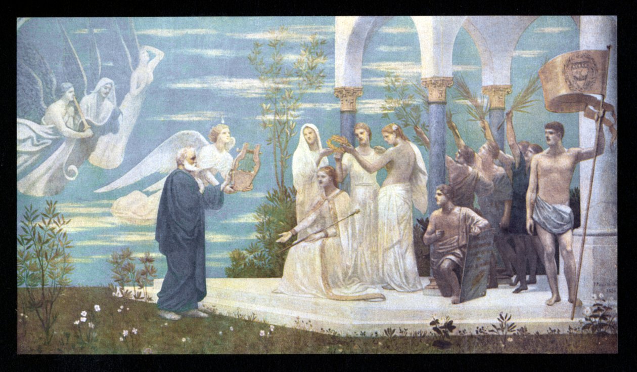 Victor HUGO - muotokuva tekijältä Pierre Puvis de Chavannes