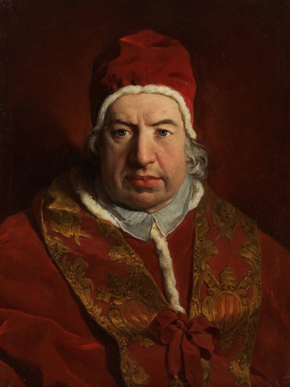Paavi Benedictus XIV Prospero Lambertini, 1675-1758, 1746. tekijältä Pierre Subleyras