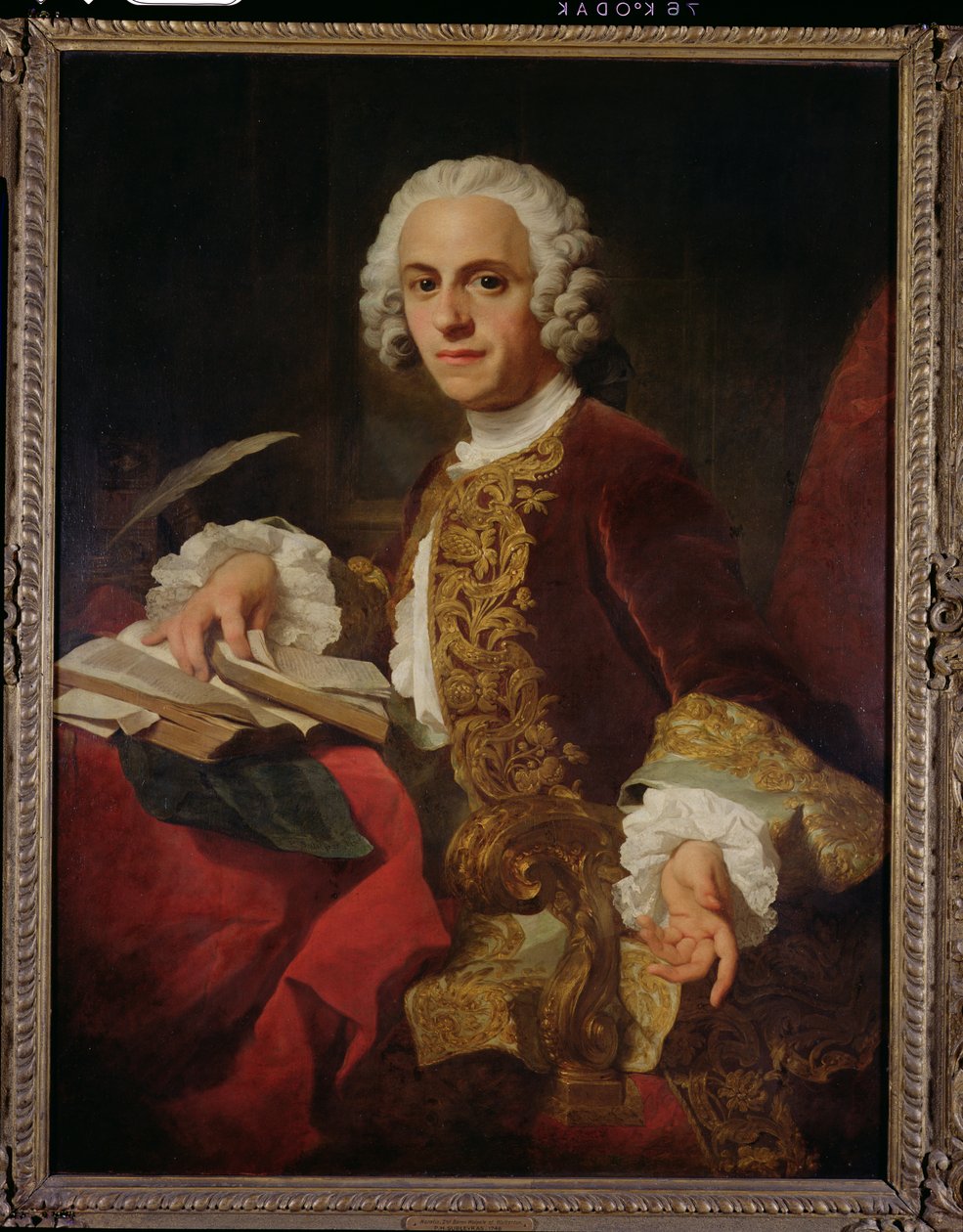 Horatio Walpolen (1723-1809) muotokuva Woltertonin 2. paroni Walpolesta (öljy kankaalle) tekijältä Pierre Subleyras