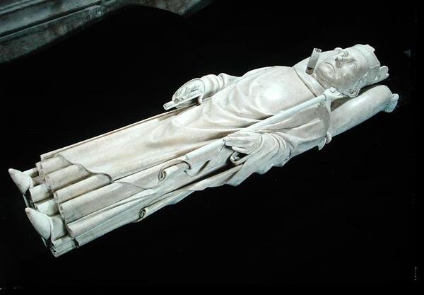 Kaarle VI:n (1368-1422) muotokuva 1429 (marmori) tekijältä Pierre de Thury