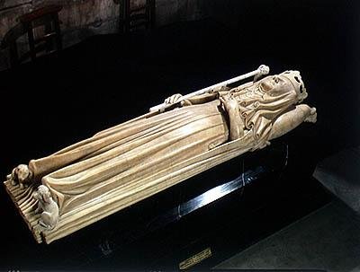 Baijerin Isabellan (1371-1435) hauta (marmori) tekijältä Pierre de Thury
